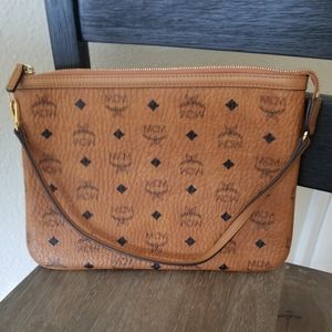 New Authentic Mcm Tote Pouch Clutch